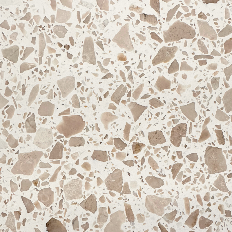 Neutral Beige Terrazzo slabs